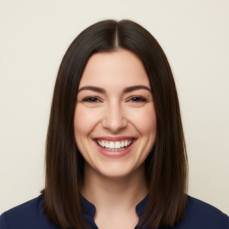 Fails: broad smile: Teeth showing against the neutral-expression standard